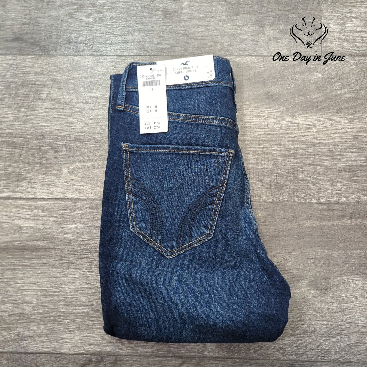 Hollister Curvy High Rise Super Skinny Jeans Size 1R