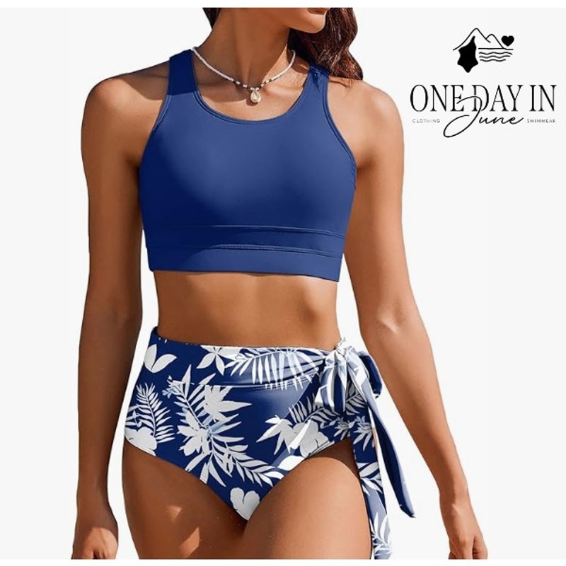Aimage Crop Bikini Swimsuit Size L