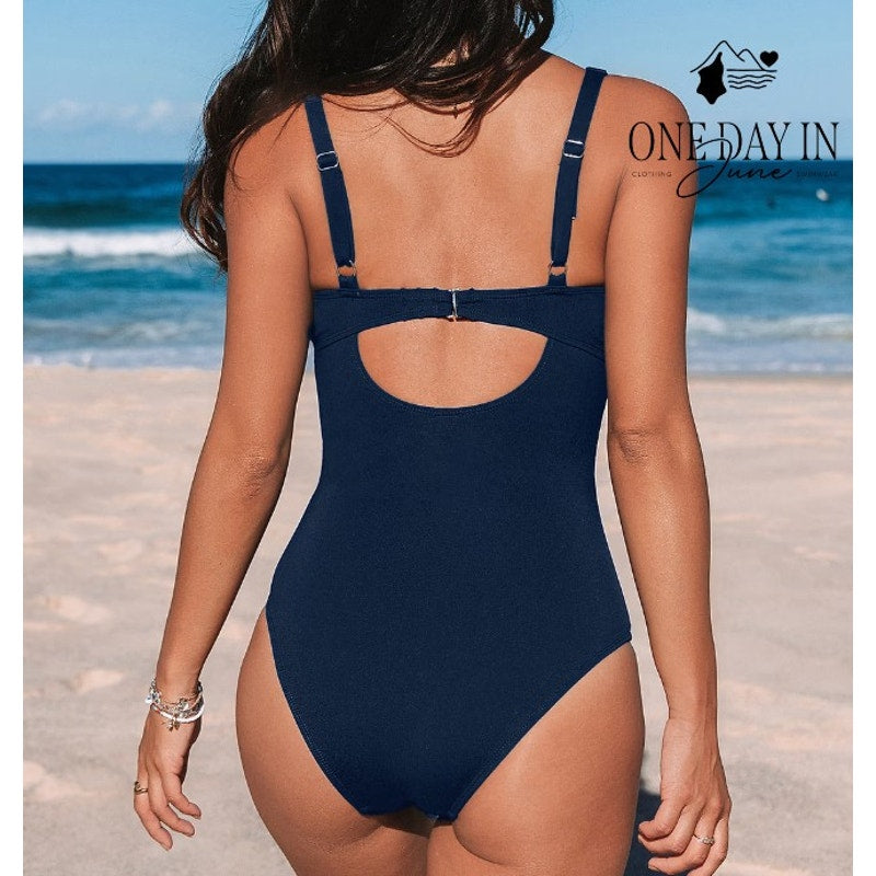 Cupshe Slim & Sculpt One Piece Swimsuit Size L