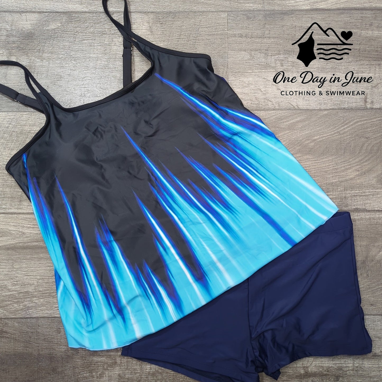 Urchics Boyshort Tankini Swimsuit Size XL