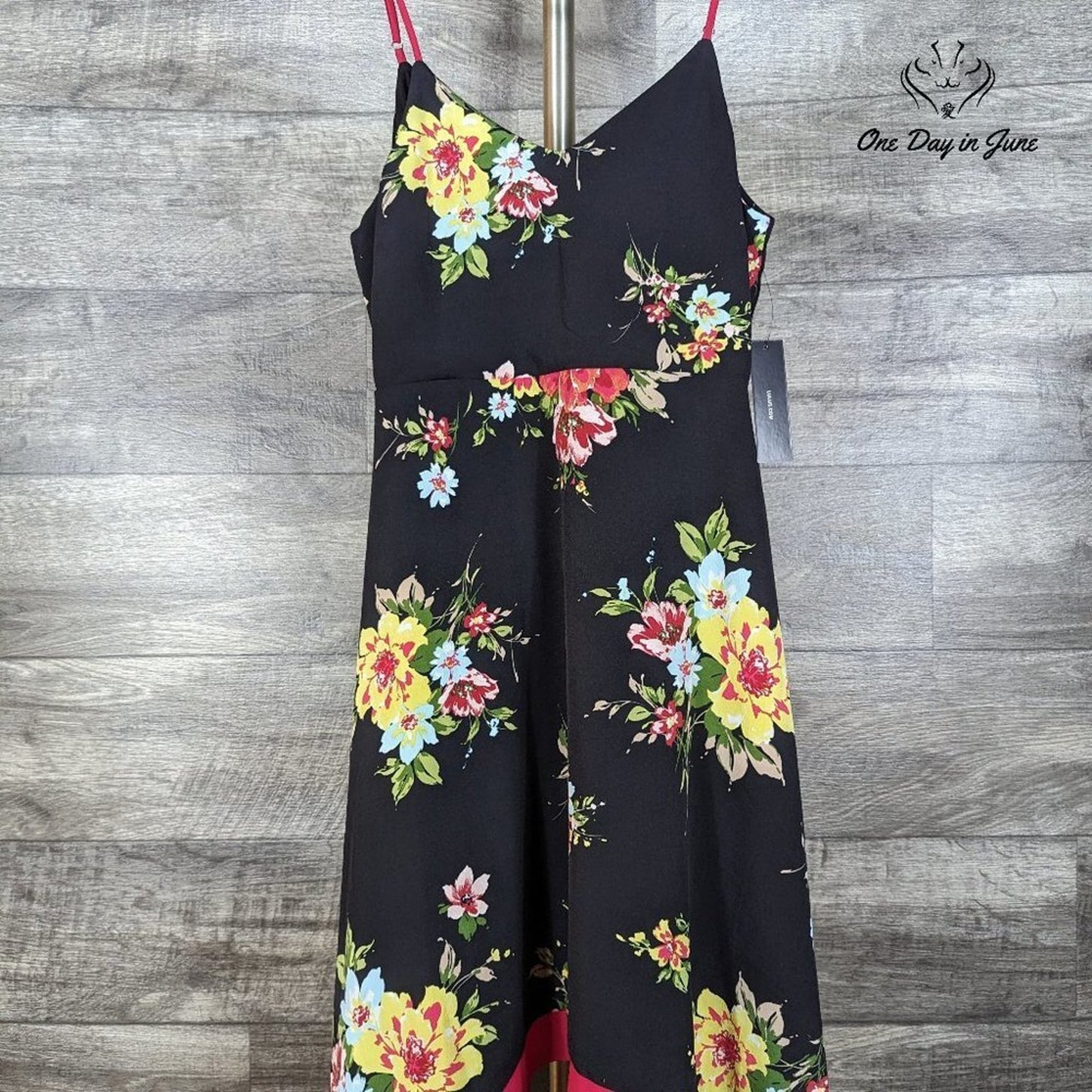 Lulus V Neck Spaghetti Strap Dress Size L