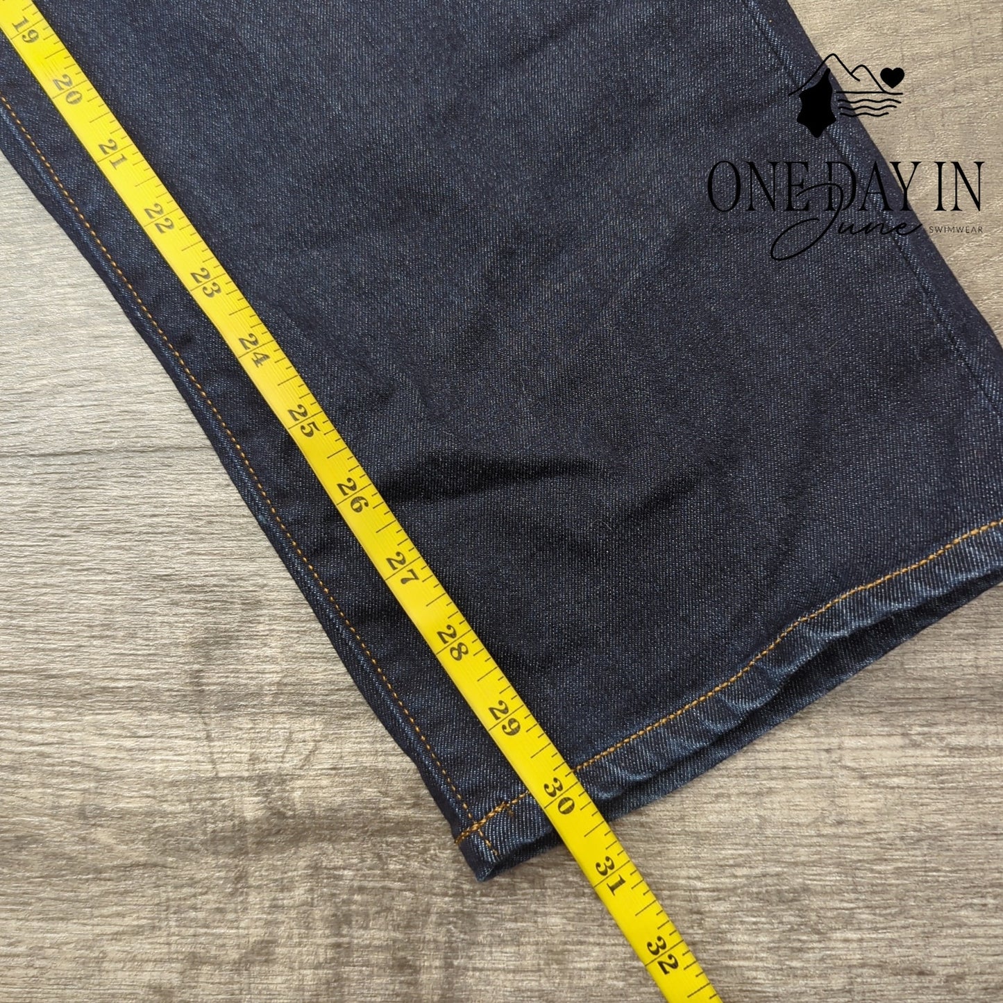 Land's End Plus Size Straight Leg Mid Rise Jeans Size 18W