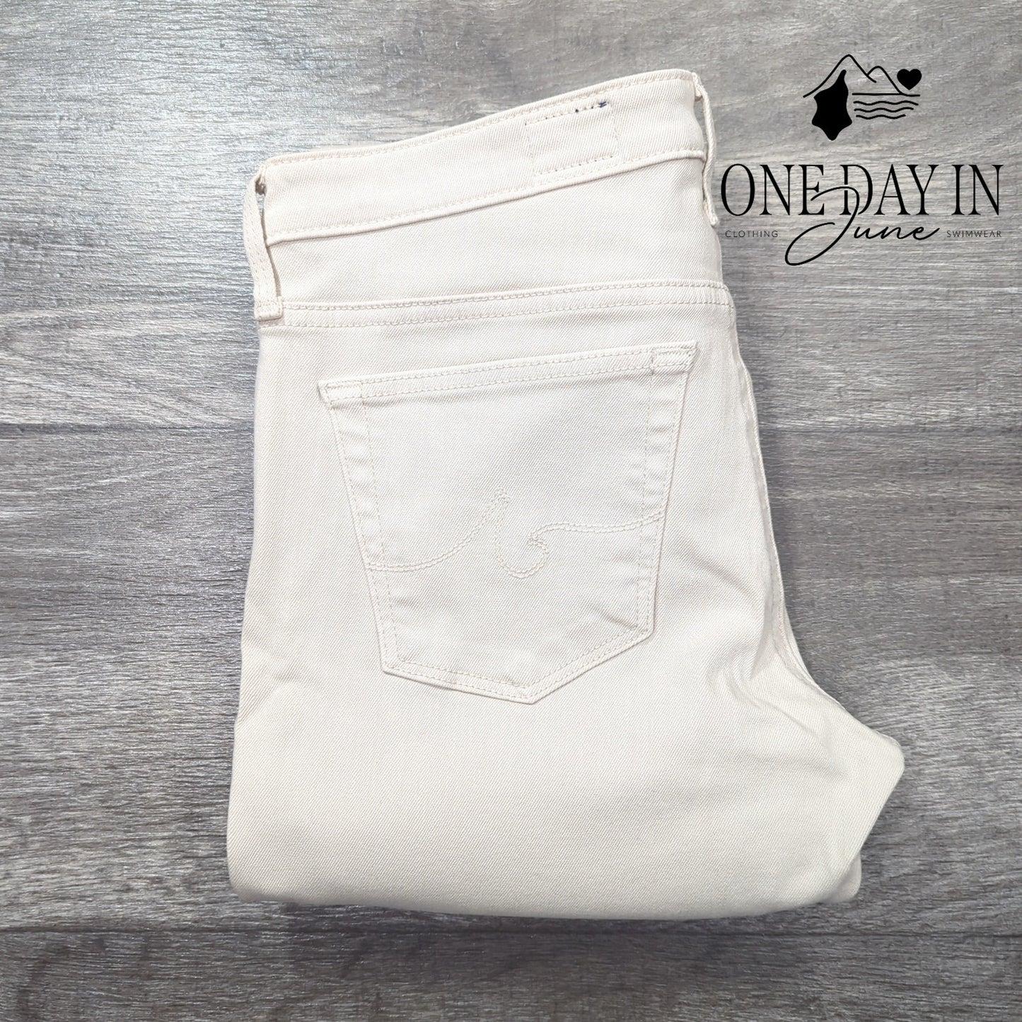 Adriano Goldschmied The Stevie Ankle Slim Straight Jeans Size 27 (4)