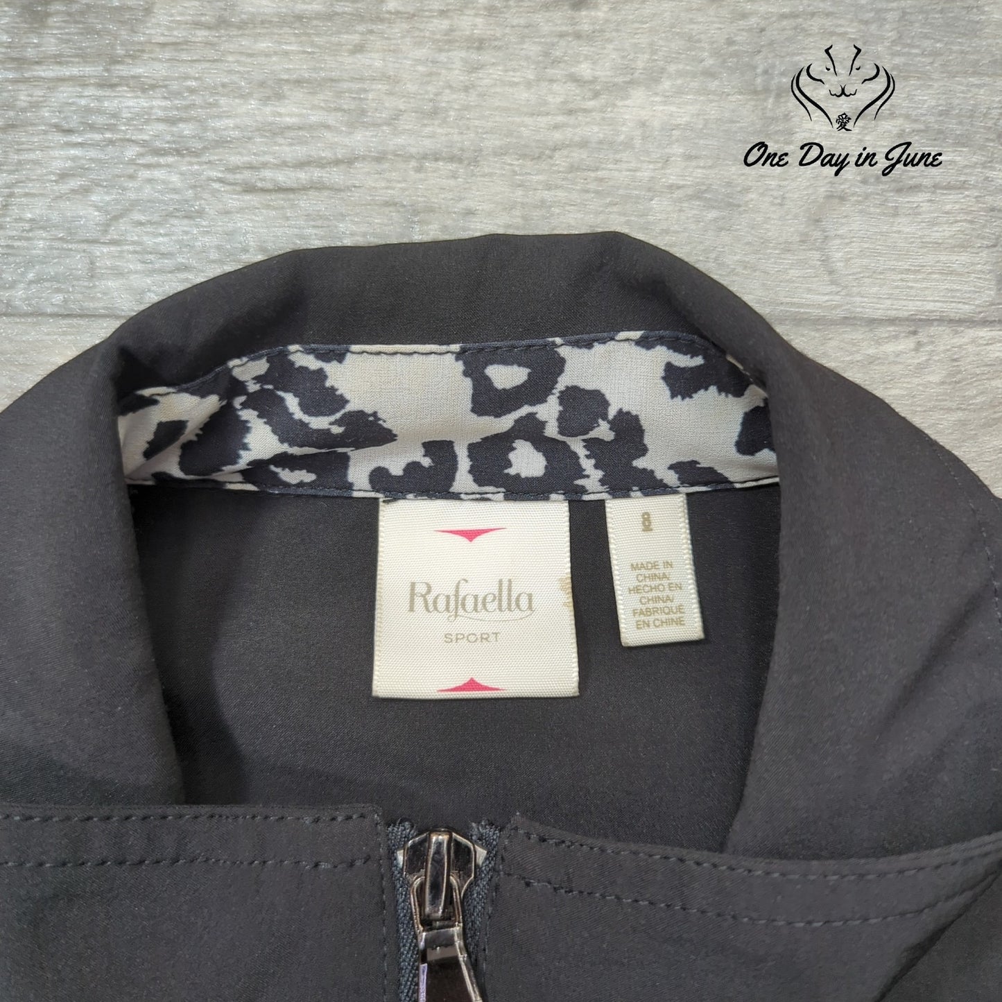 Rafaella Full Zip Vest Size 8