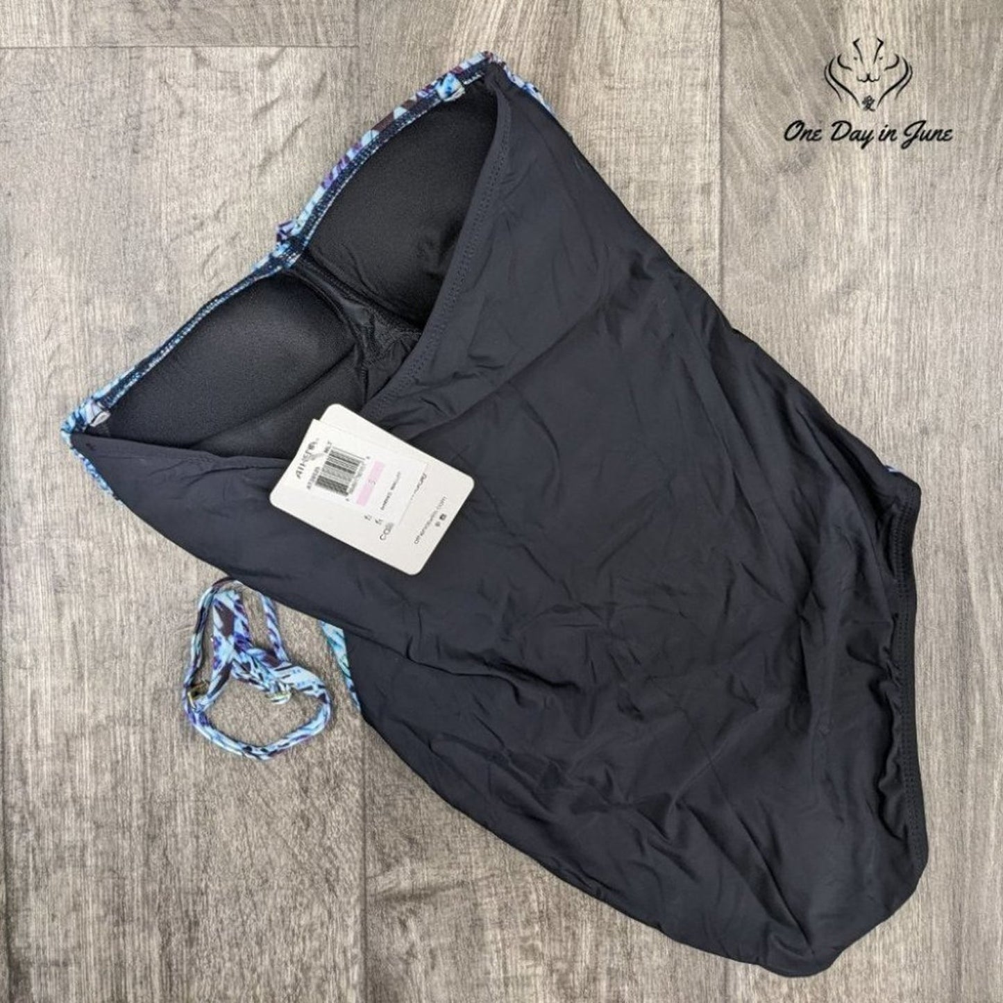 Athena Strapless Bandeau One Piece Swimsuit Size 6