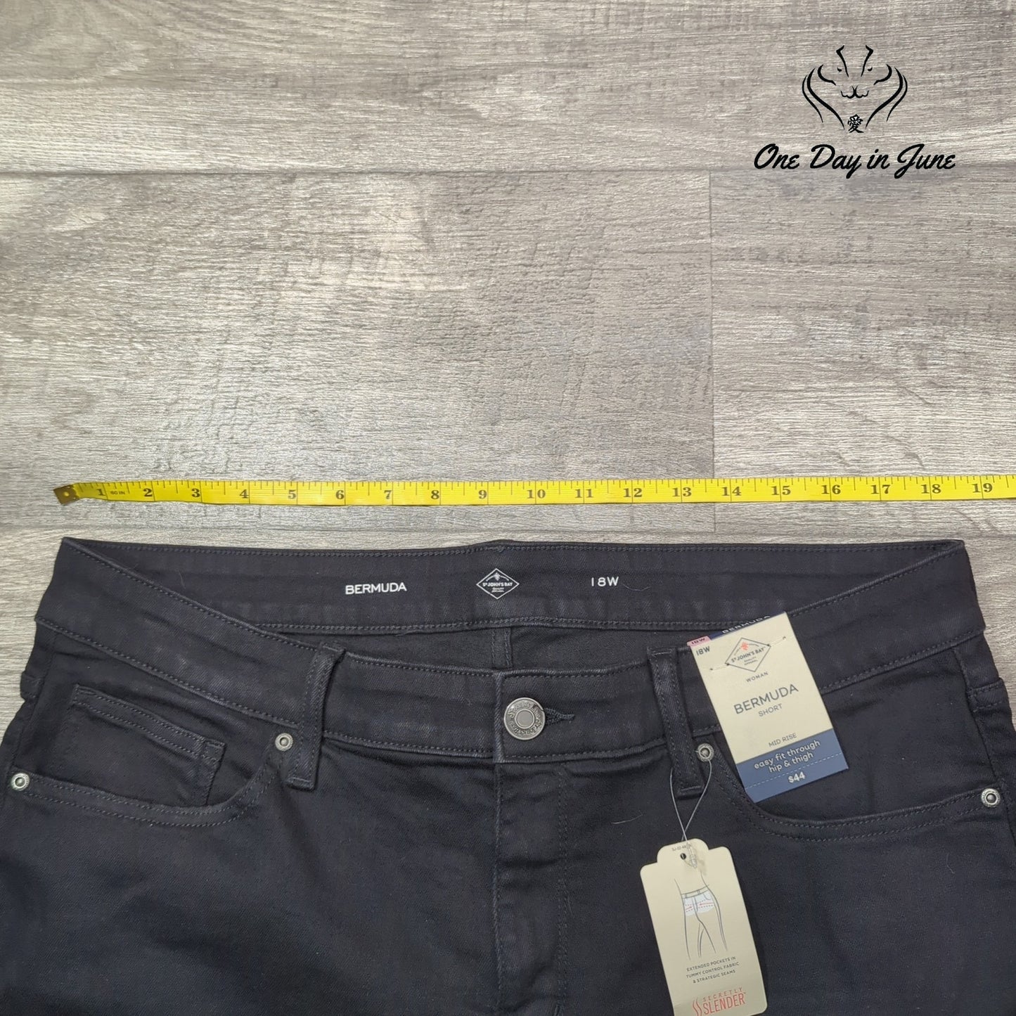 St. John's Bay Plus Size Bermuda Shorts Size 18W
