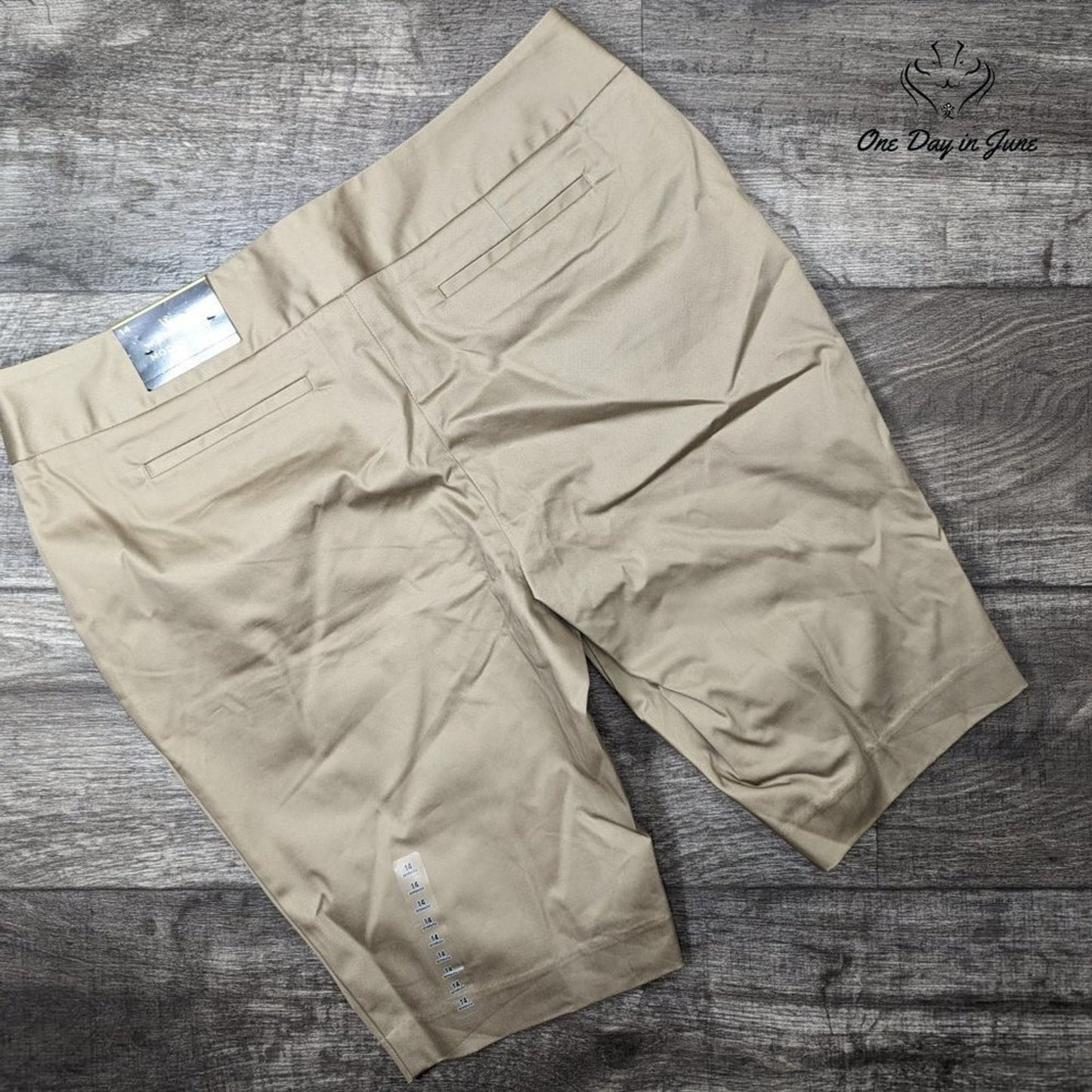 Worthington Modern Fit Bermuda Shorts Size 14