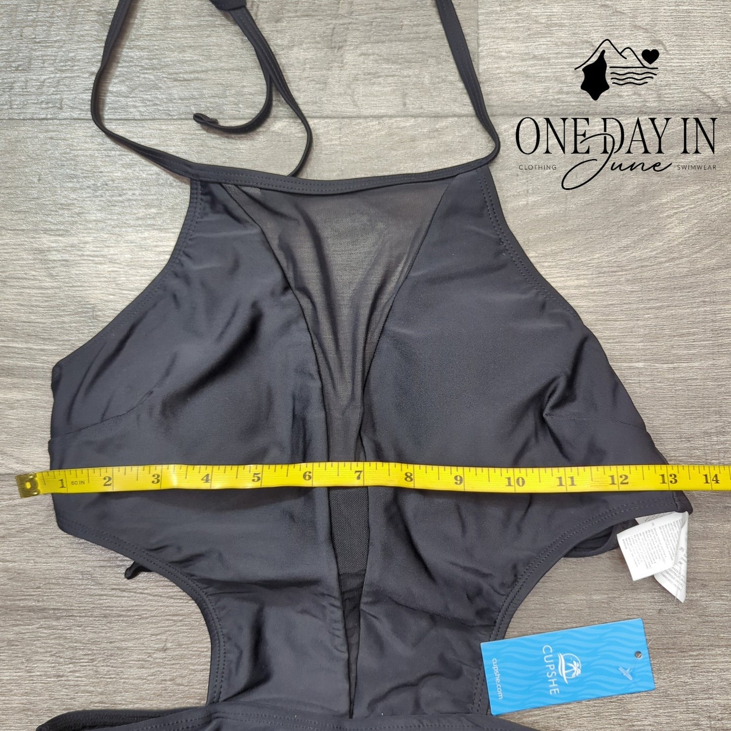 Cupshe Halter Cut Out One Piece Swimsuit Size S