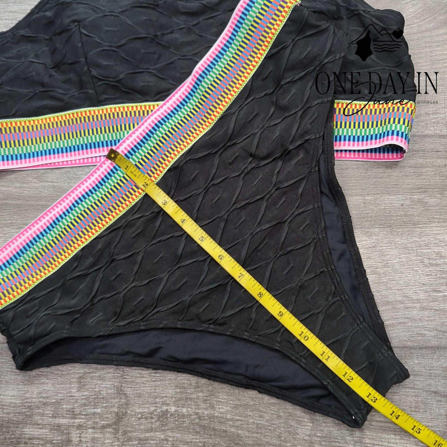 Cupshe Crop High Cut Bikini Swimsuit Size XL