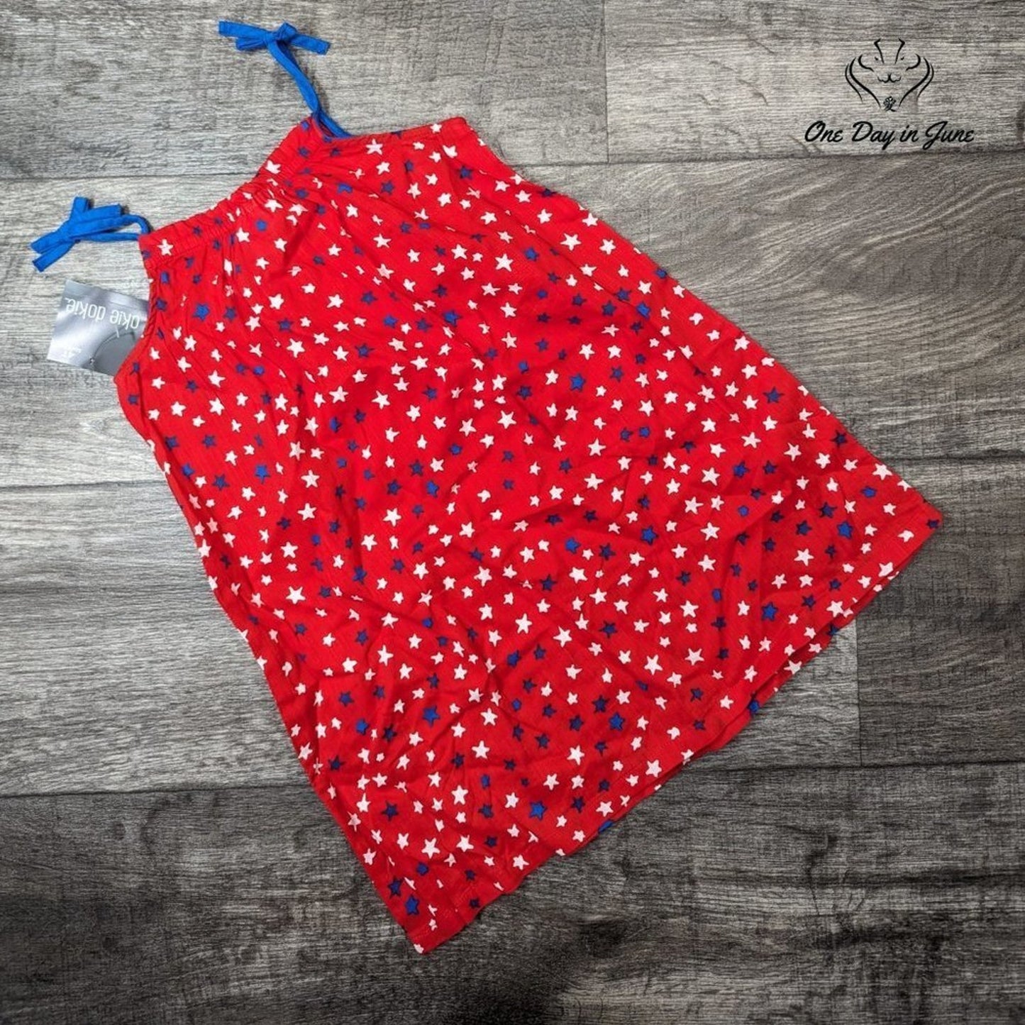 Okie Dokie Stars Dress Size 4T