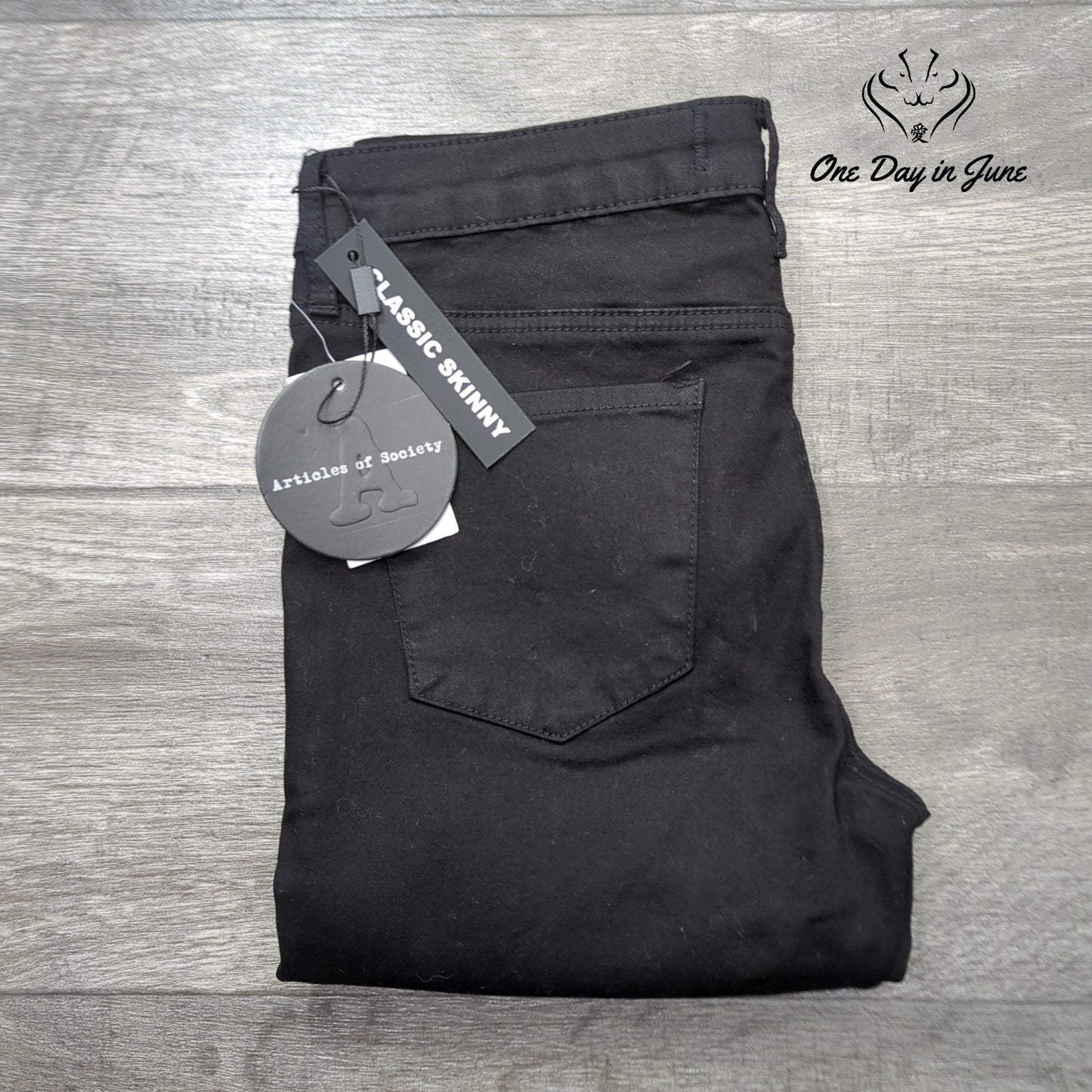 Articles of Society Lake Wash Skinny Jeans Size 27 (4)