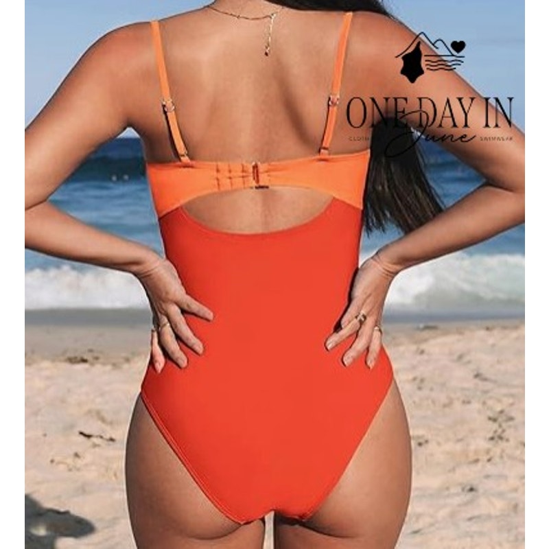 Cupshe Twist Font Keyhole One Piece Swimsuit Size XS