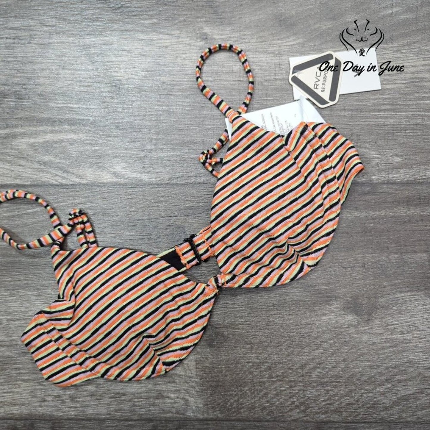 RVCA Cosmic Way Underwire Bikini Top Size S
