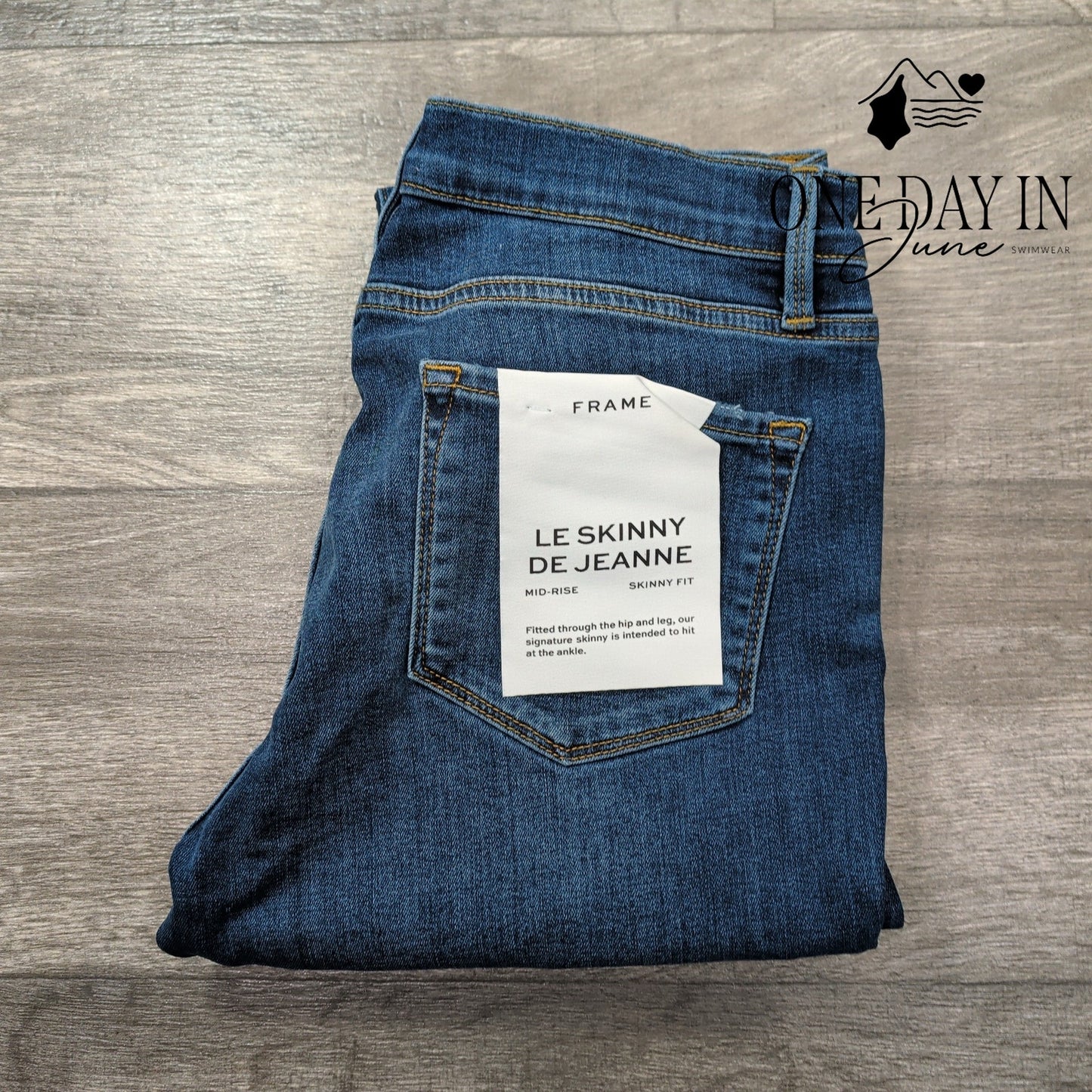 Frame Le Skinny De Jeanne Mid Rise Jeans Size 14 (32)