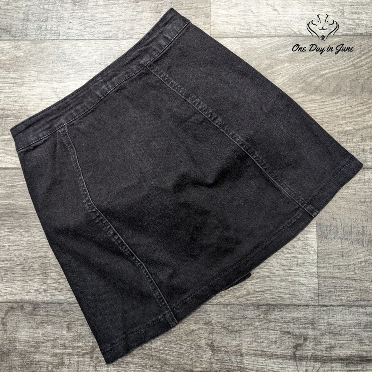 Papaya High Rise Denim Mini Skirt Size S
