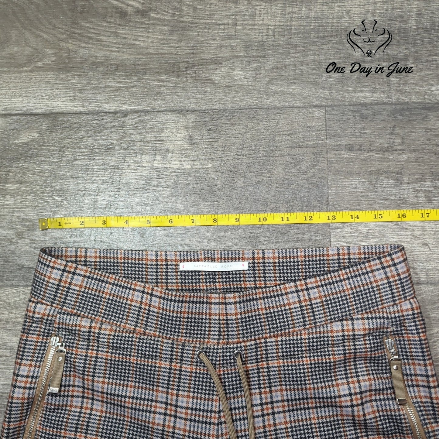 Raffaello Rossi Candy O Pull On Drawstring Pants Size 10 (40)