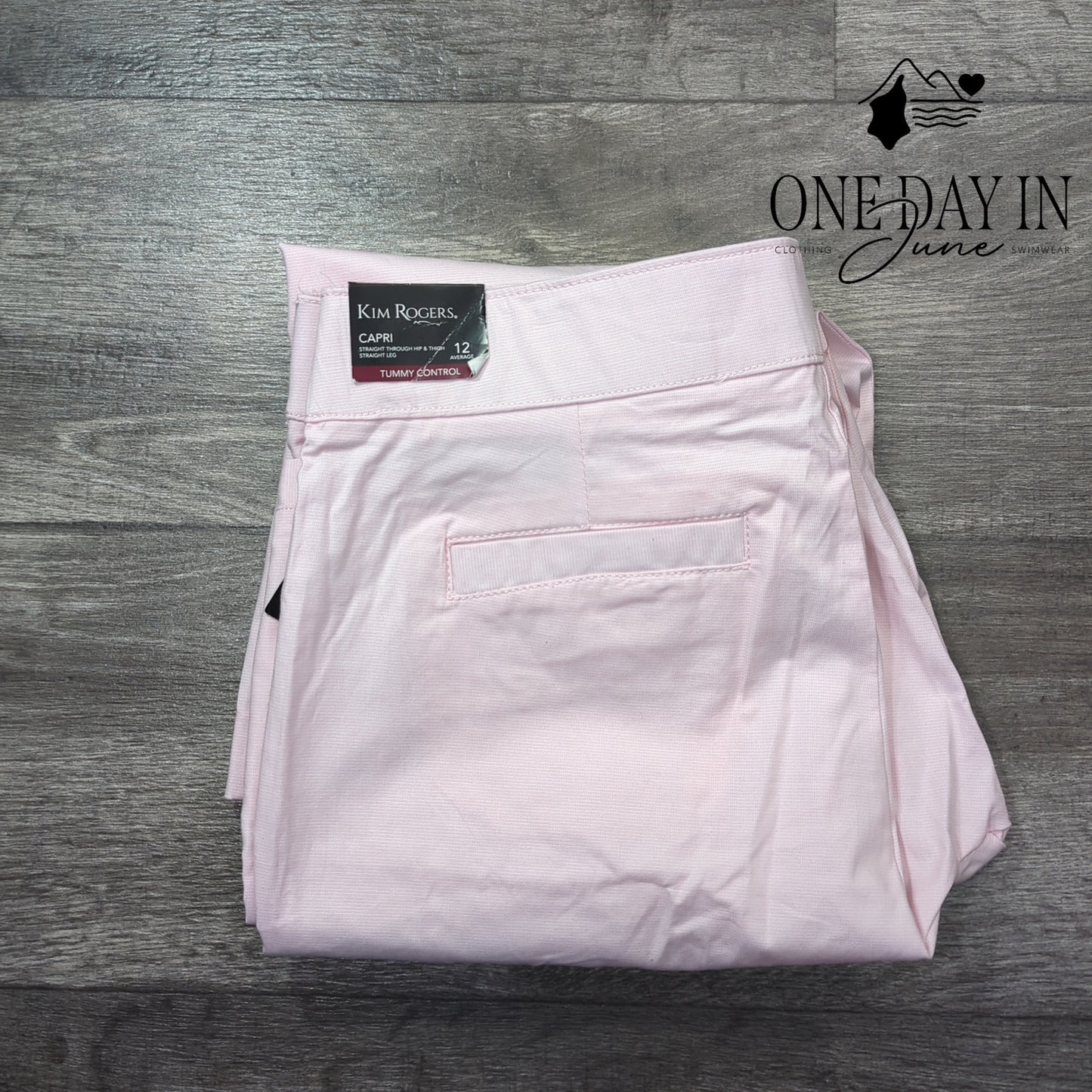 Kim Rogers Tummy Control Capri Pants Size 12