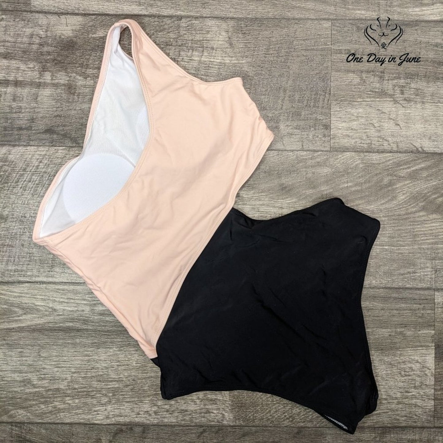 Yonique One Shoulder One Piece Swimsuit Size L