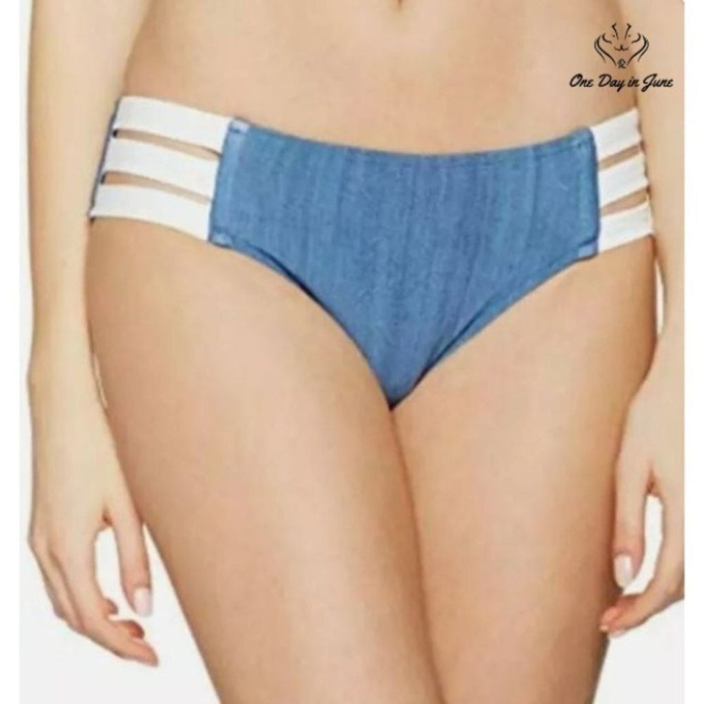 SeaFolly Block Party Hipster Bikini Bottom Size 8