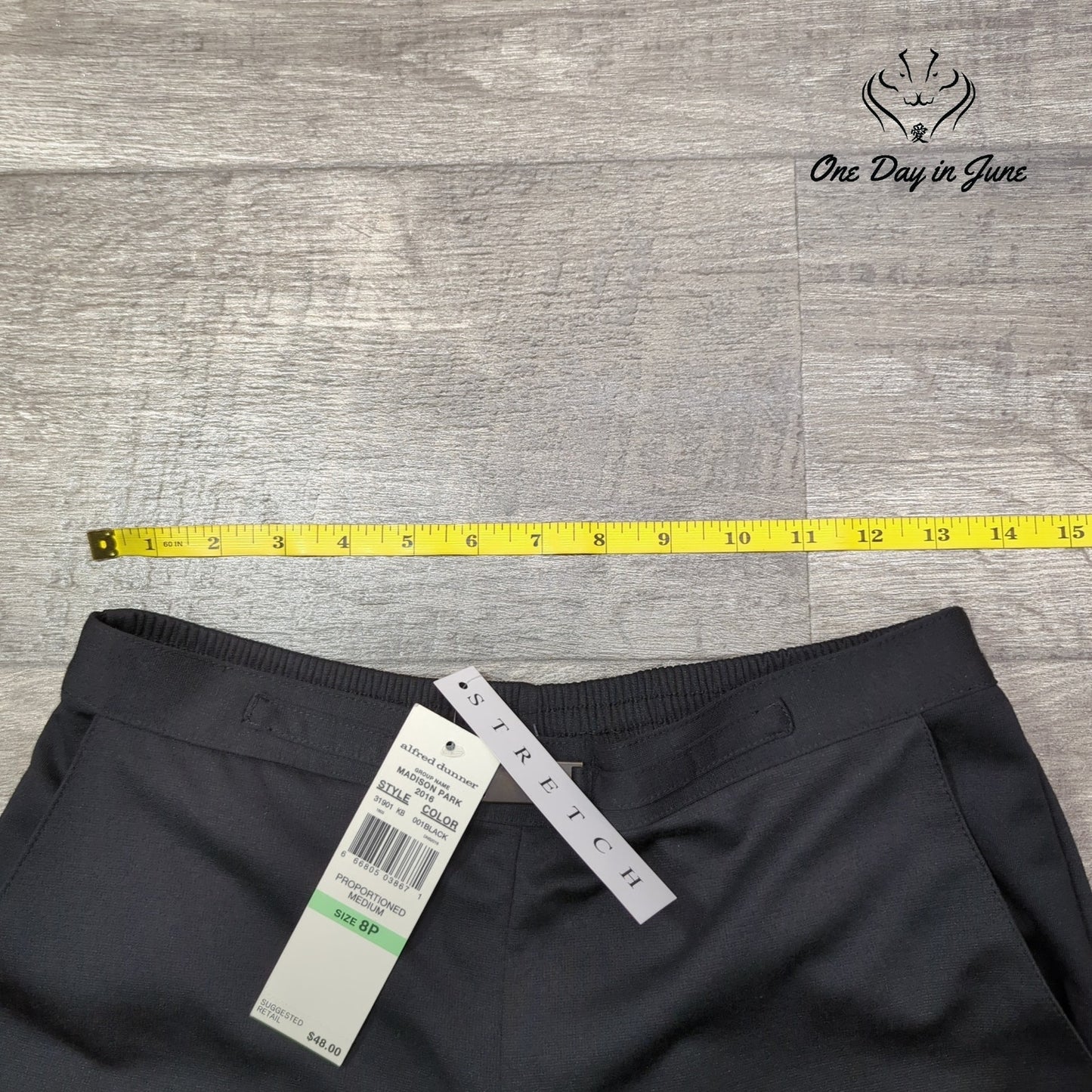Alfred Dunner Petite Madison Park Pull On Pants Size 8P