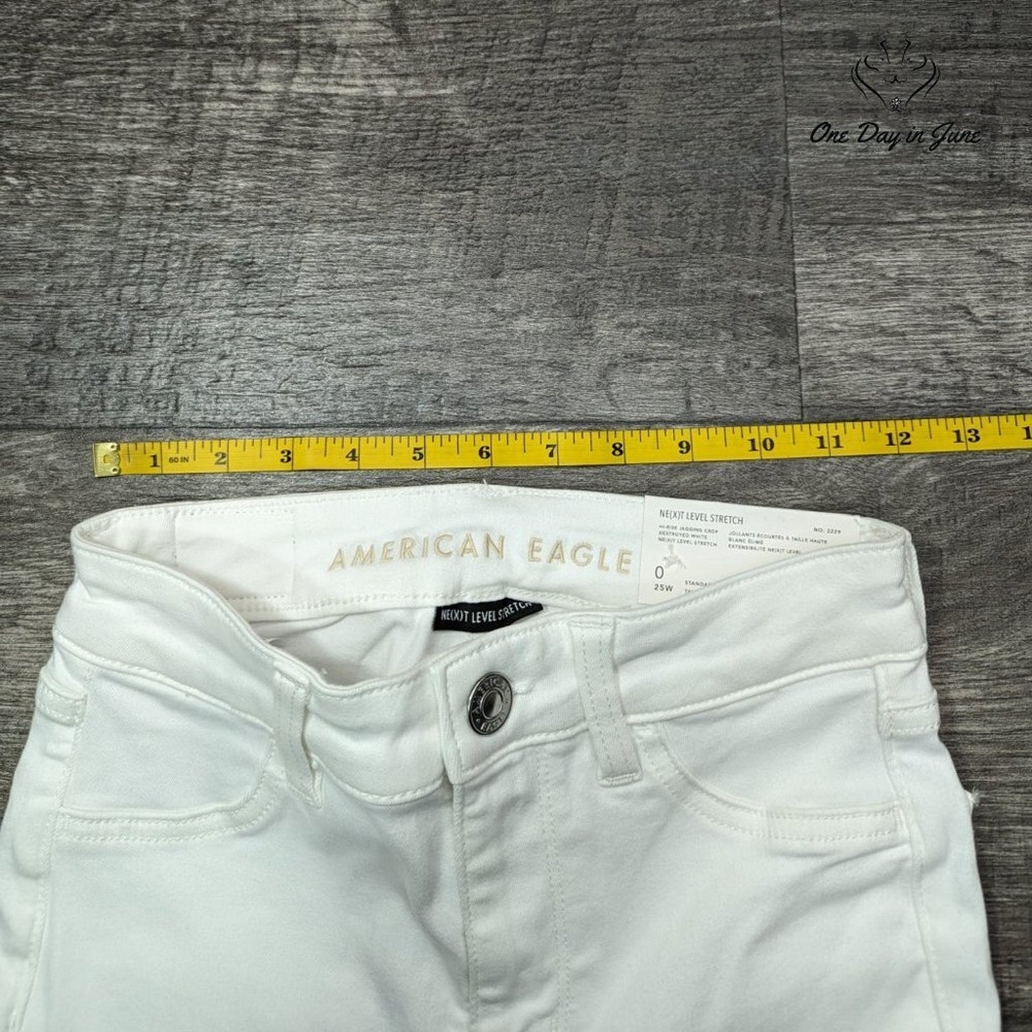 American Eagle Outfitters High Rise Jegging Crop Jeans Size 0