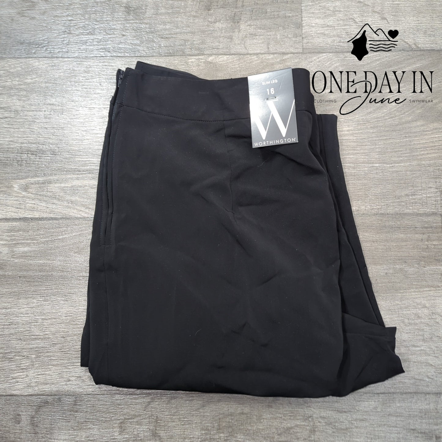 Worthington Slim Leg Dress Pants Size 16