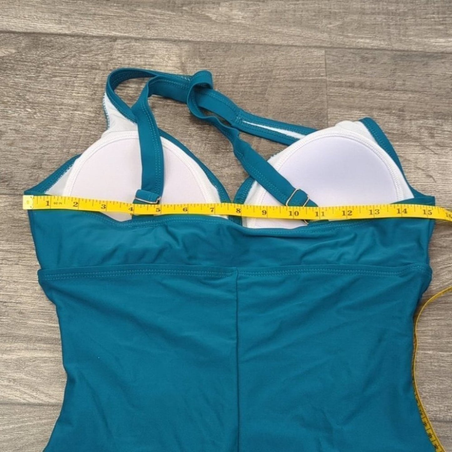 Cluci Ruched Crossover Back One Piece Size M