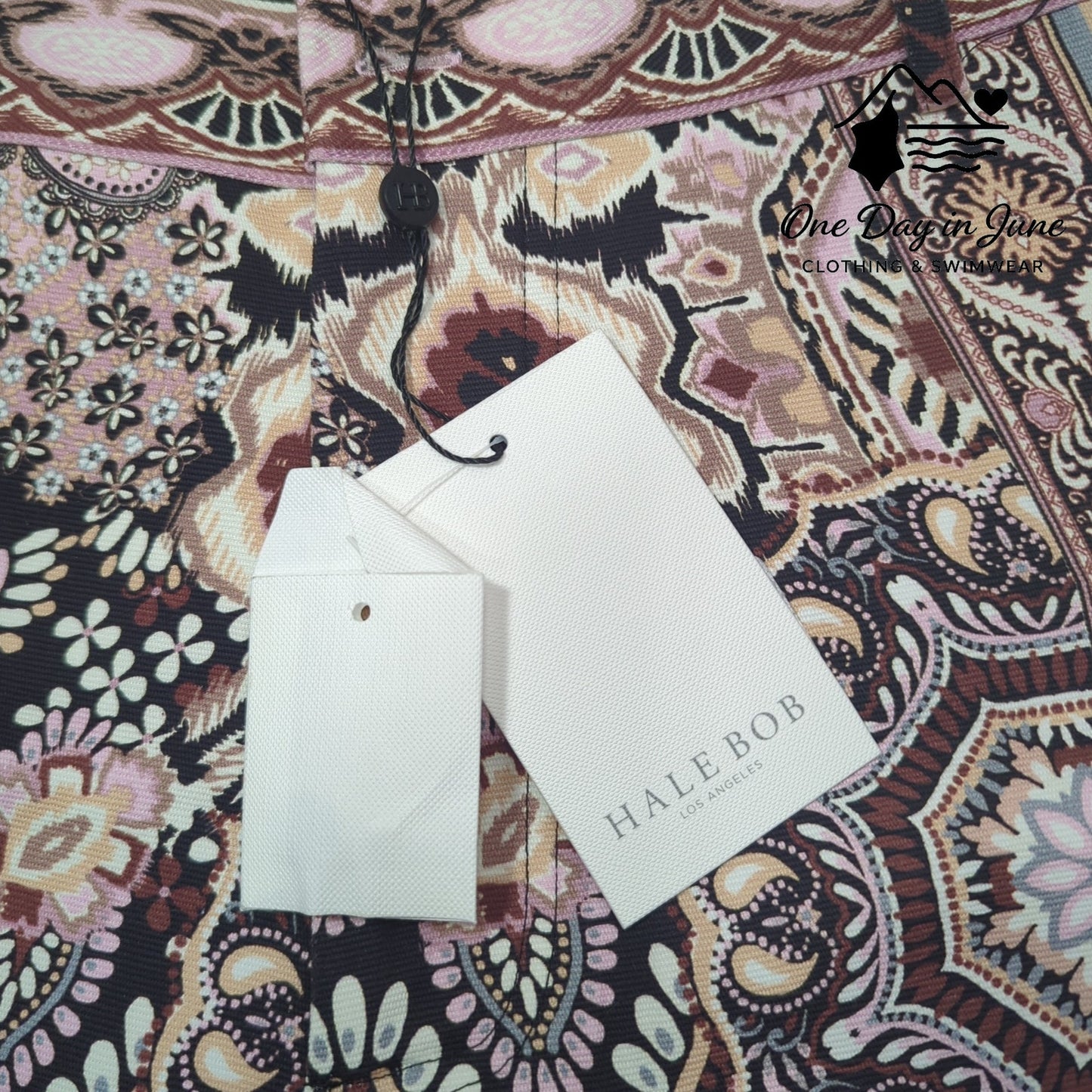 Hale Bob Michelle Flared Pants Size M