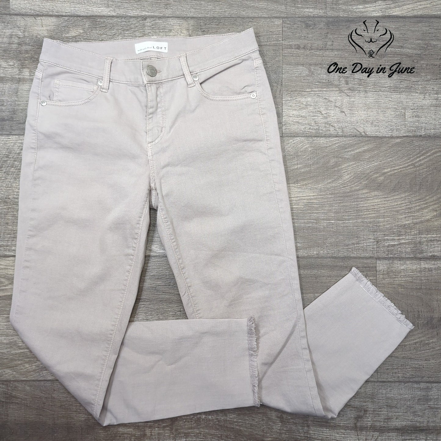 Loft Modern Skinny Crop Jeans Size 2