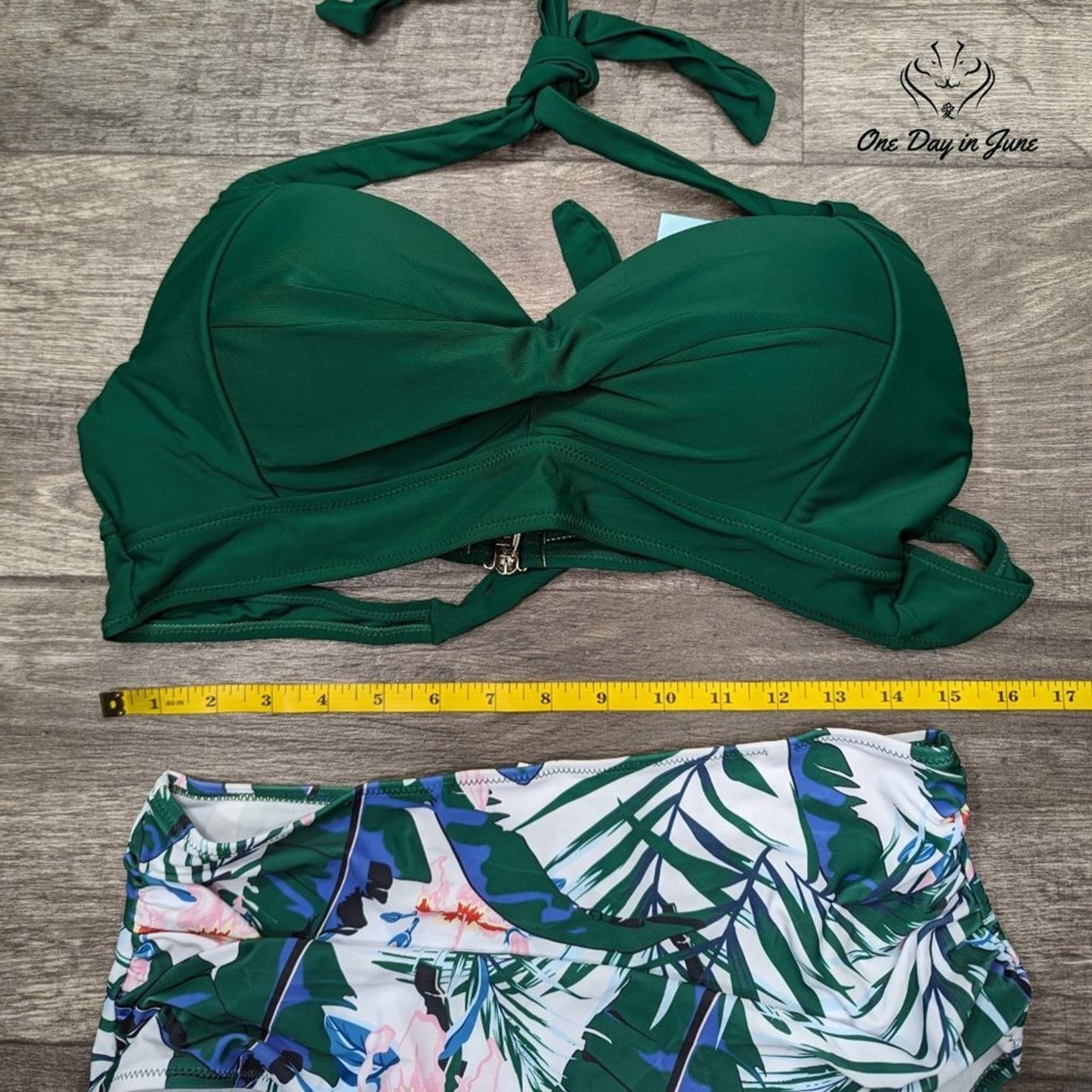 Adisputent High Waist Push Up Bikini Swimsuit Size L