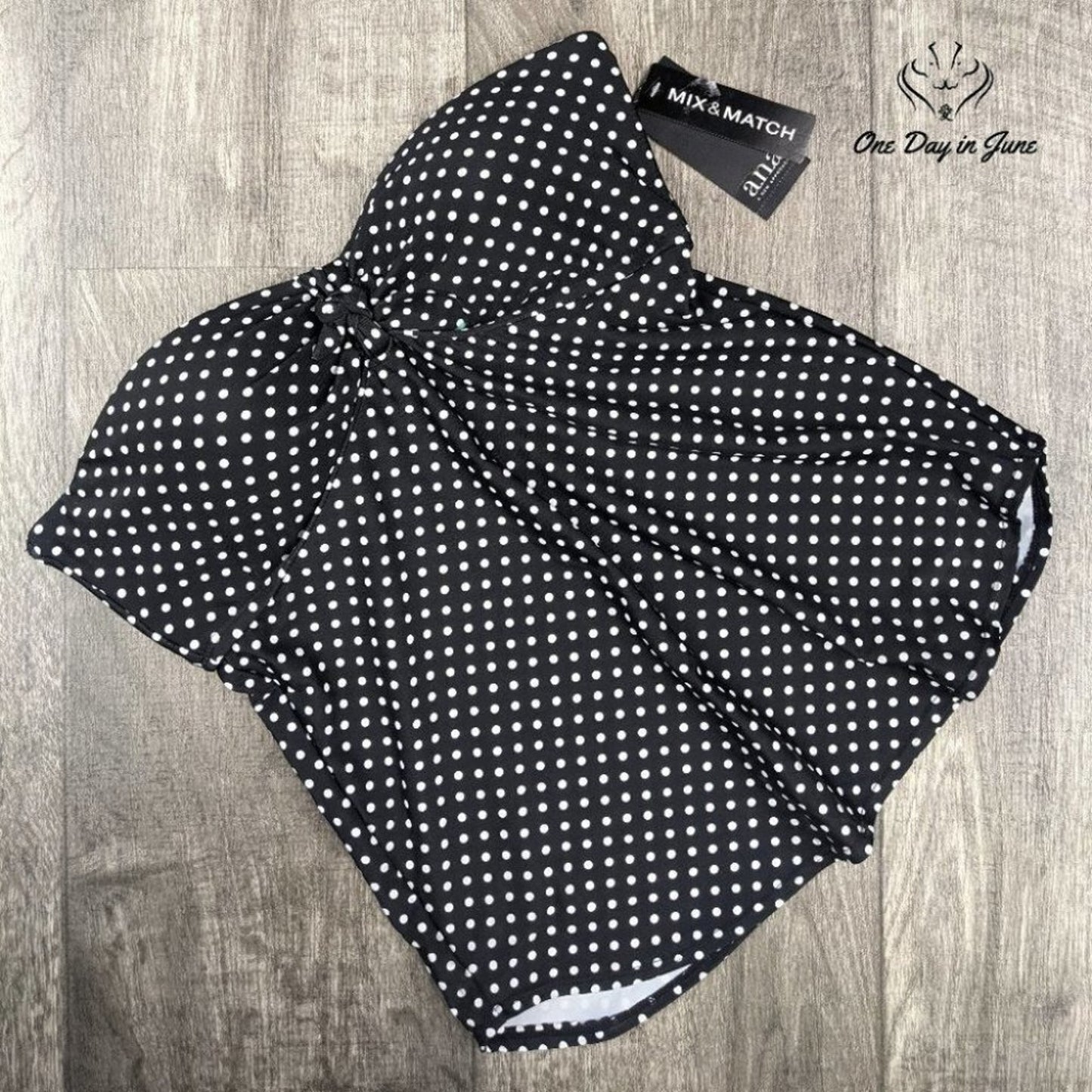 a.n.a Polka Dot Tankini Top Size S