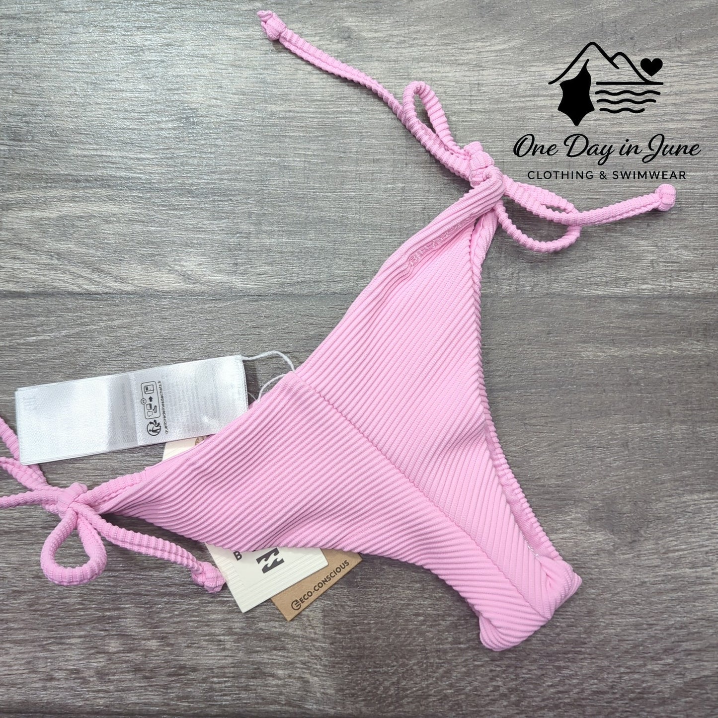 Billabong Tan Lines Tide Side Tanga Bikini Bottom Size XS