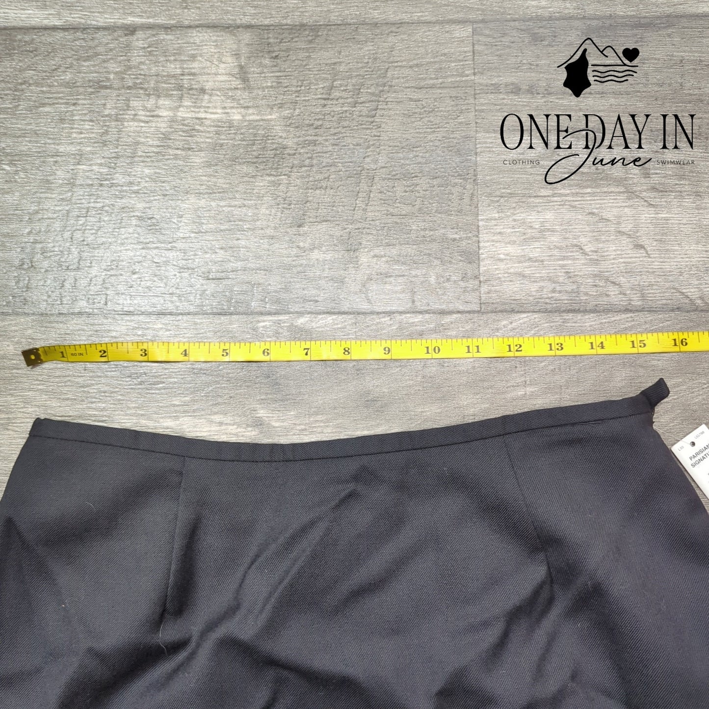 Parisian Petite Wool Lined Maxi Skirt Size 12P
