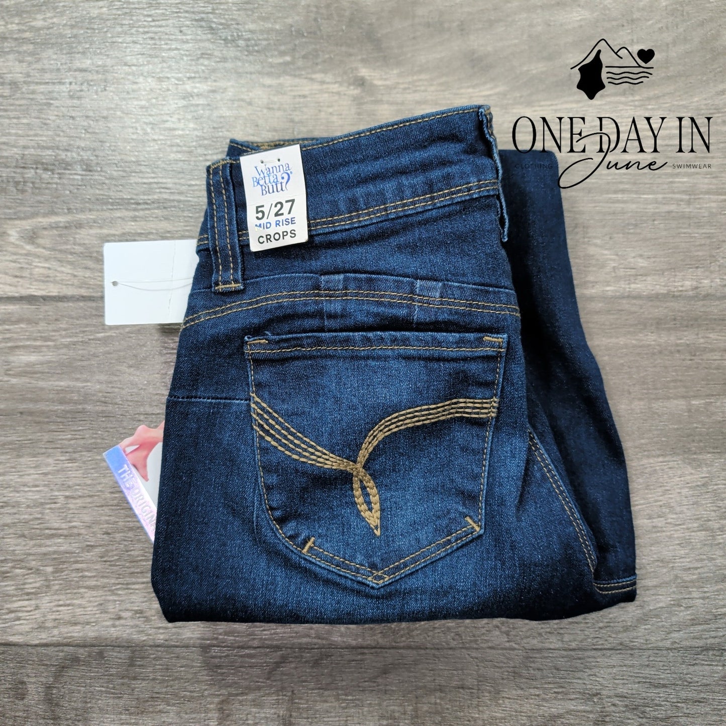 YMI Premium Jeans Juniors Mid Rise Crop Jeans Size 5 (27)
