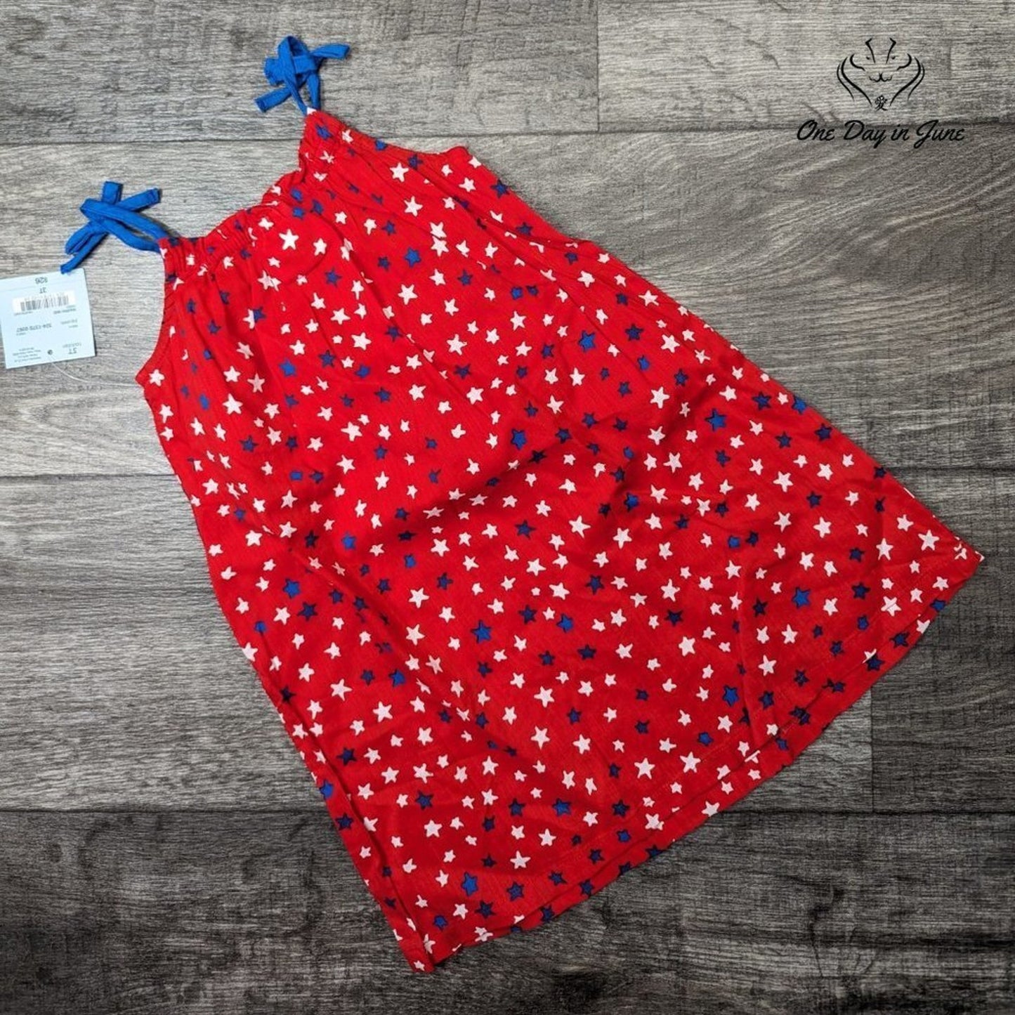 Okie Dokie Stars Dress Size 3T