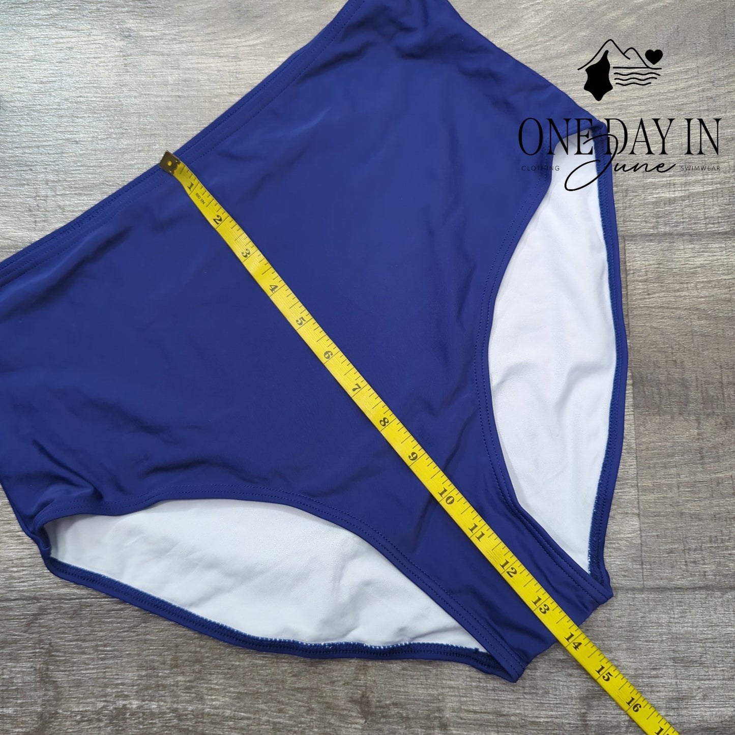 B2Prity Twist Front high Waist Tankini Swimsuit Size L