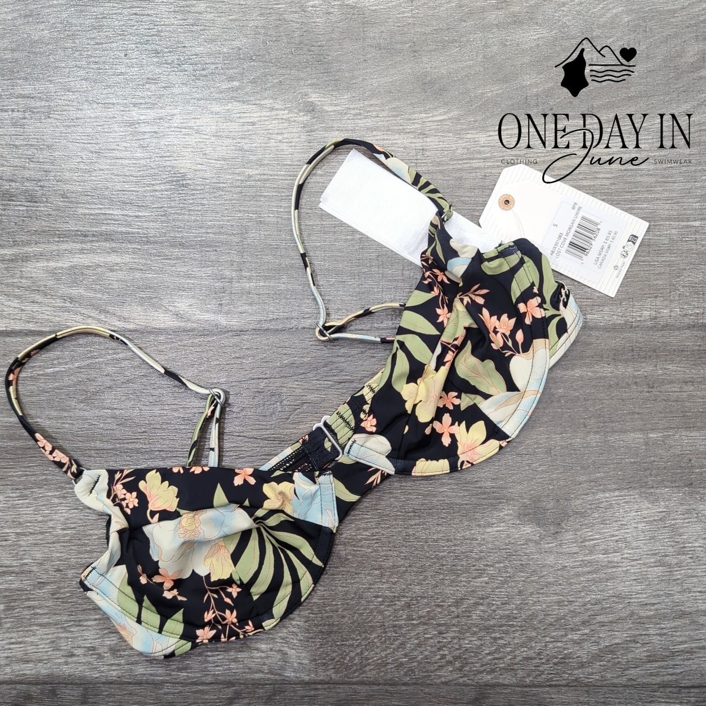 Billabong Lost Cove Morgan Underwire Bikini Top Size S