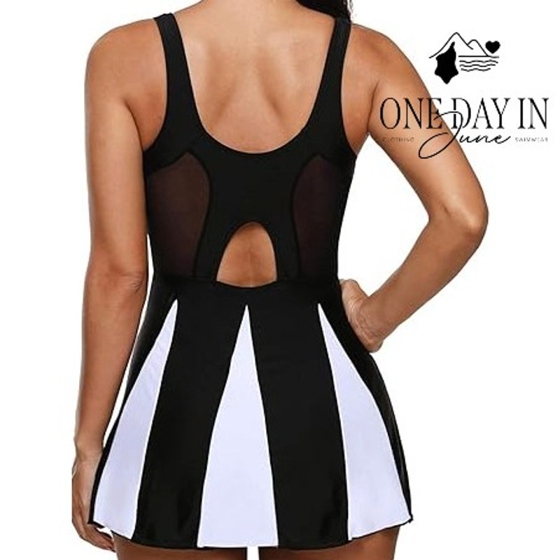 Zando Boyshort Swimdress One Piece Swimsuit Size XL