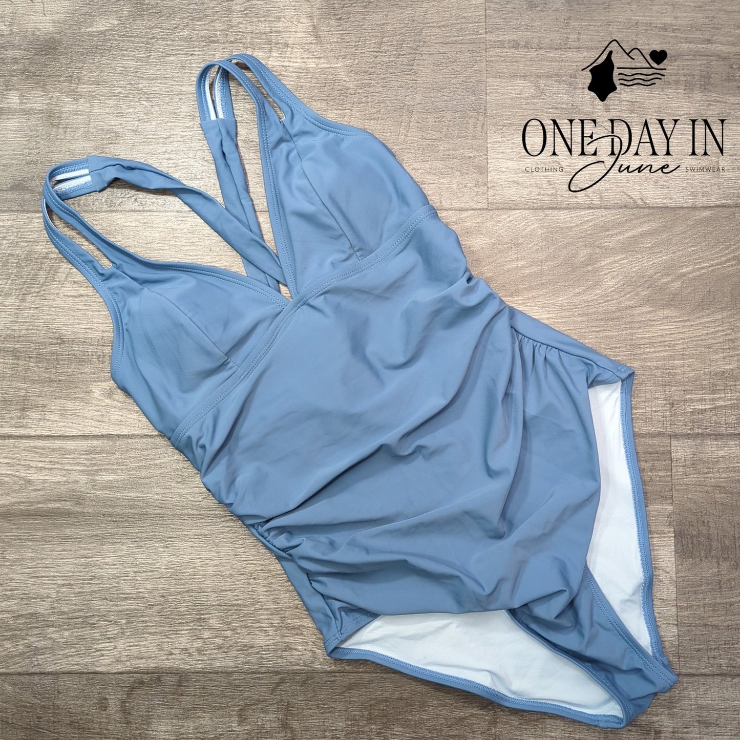 Cupshe Tie Back Tummy Control One Piece Swimsuit Size M