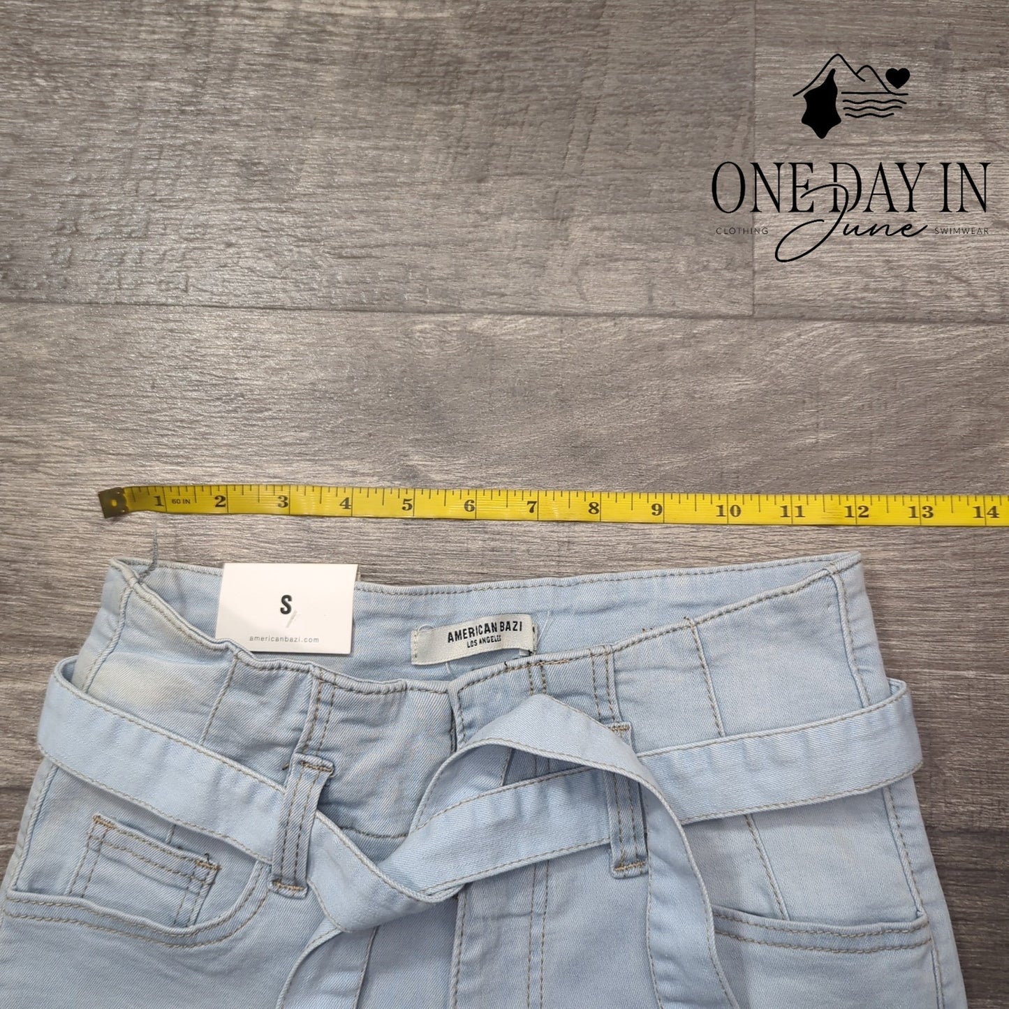 American Bazi High waist Denim Shorts Size S