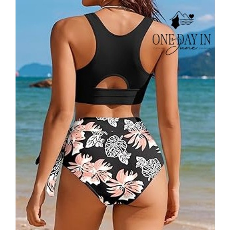 Aimage Crop Top Bikini Swimsuit Size XL