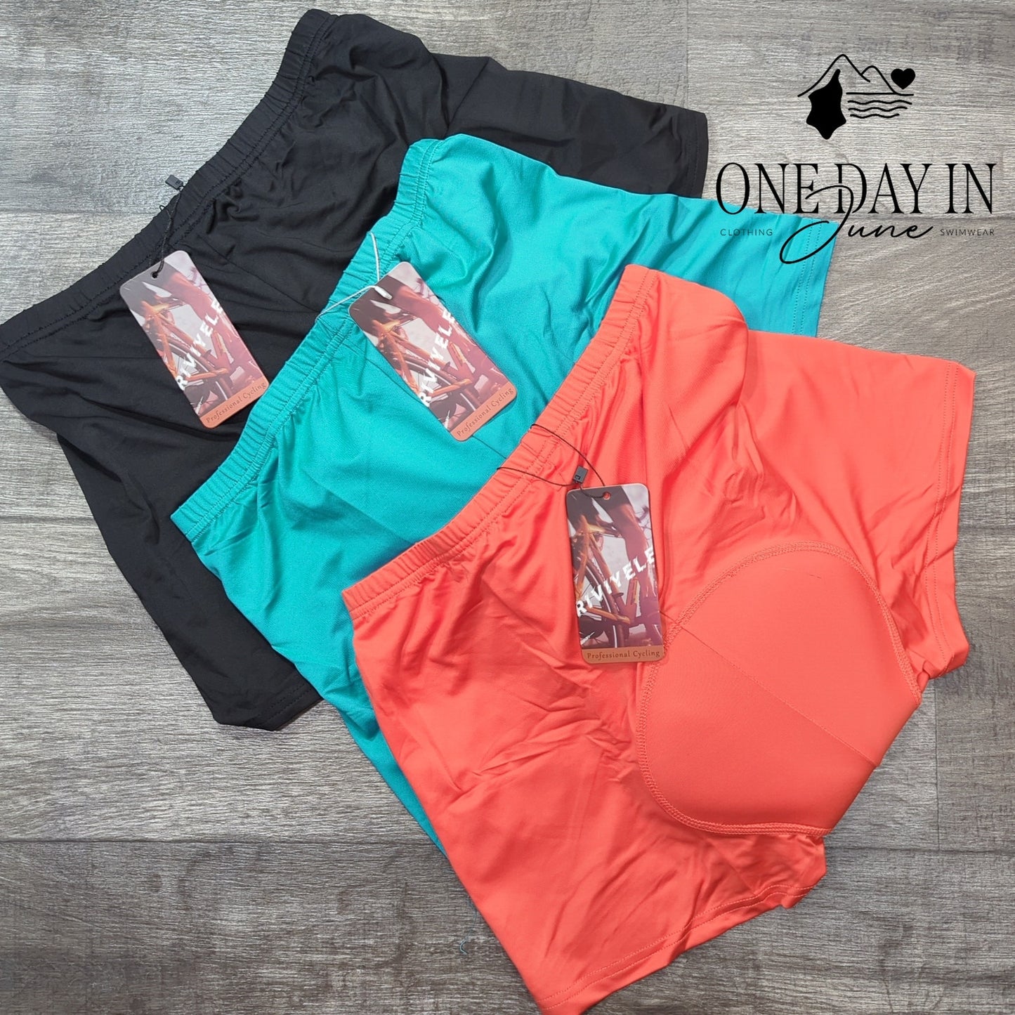 Riviyele 3 Pack Cycling Shorts Size M