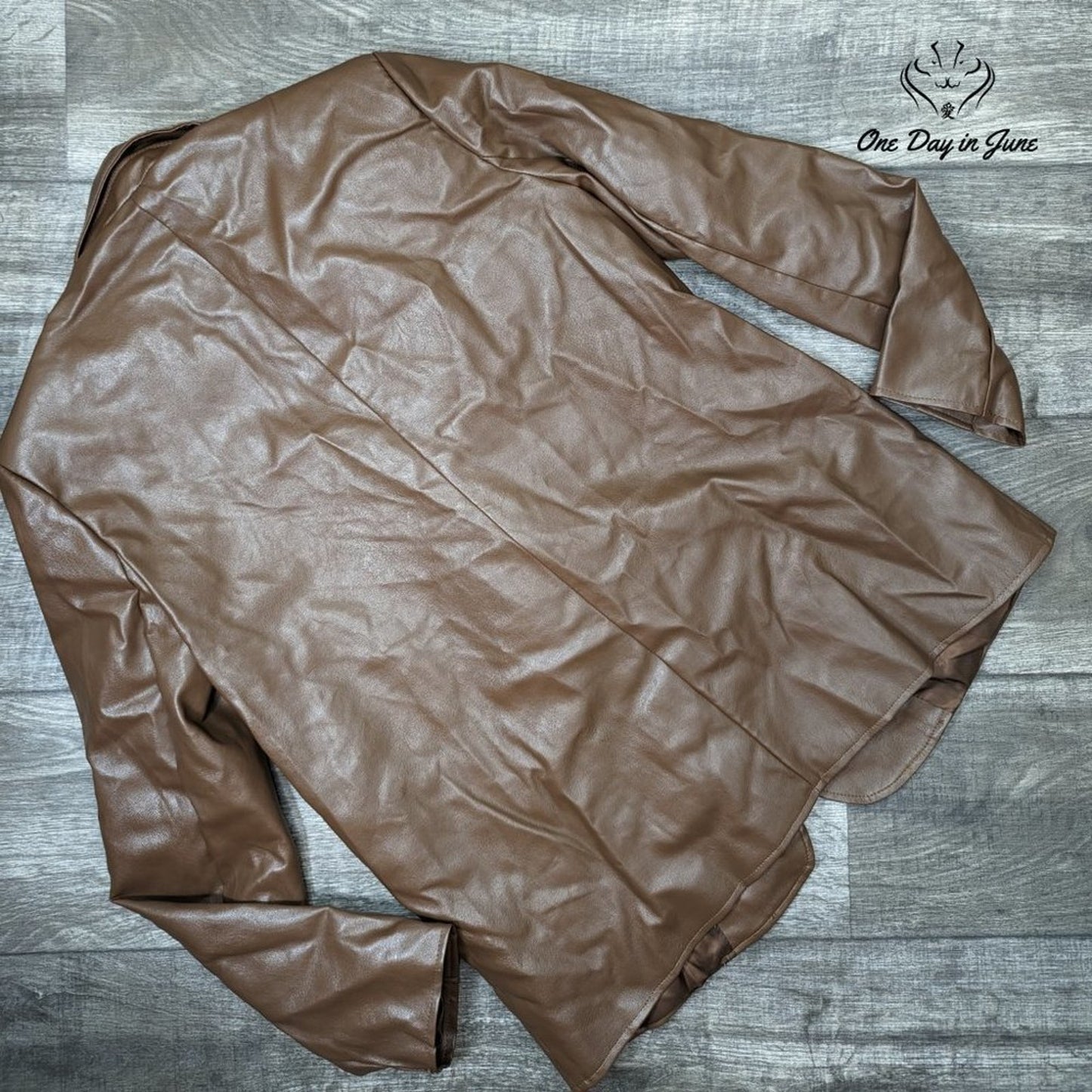 Shein Faux Leather Jacket Size 6