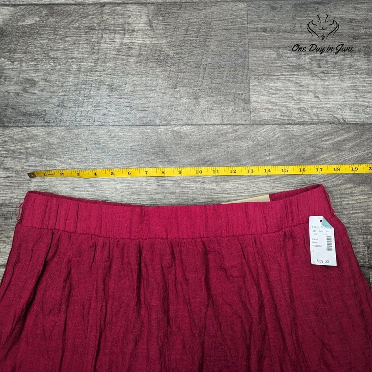 Maurices Slit Lined Maxi Skirt Size 0X