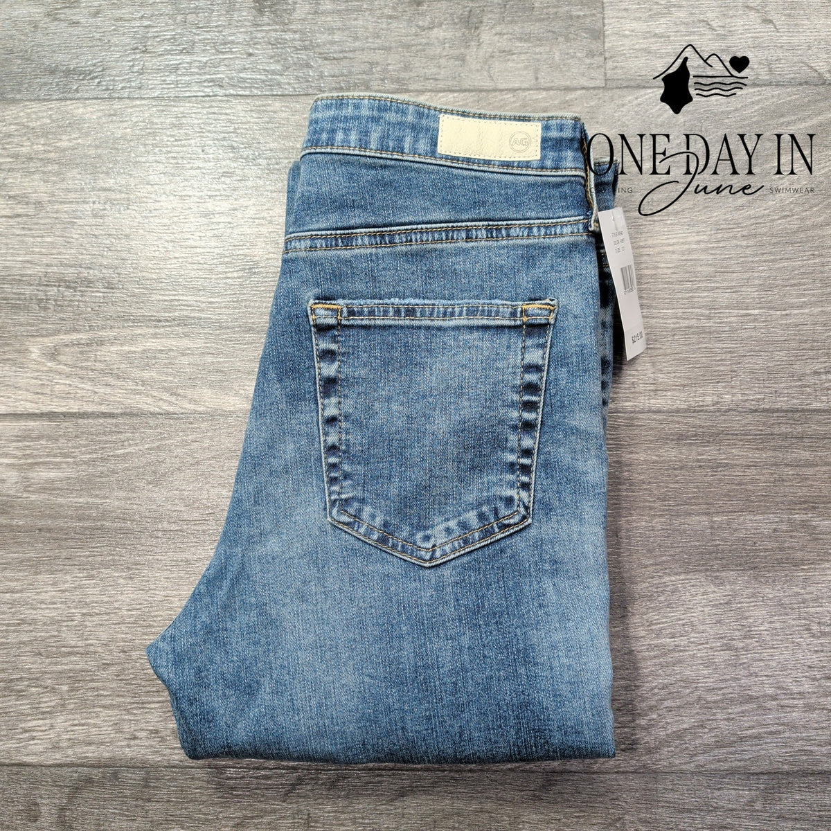 AG Adriano Goldschmied The Sophia High Rise Skinny Jeans Blue NWT Size 4 (27)