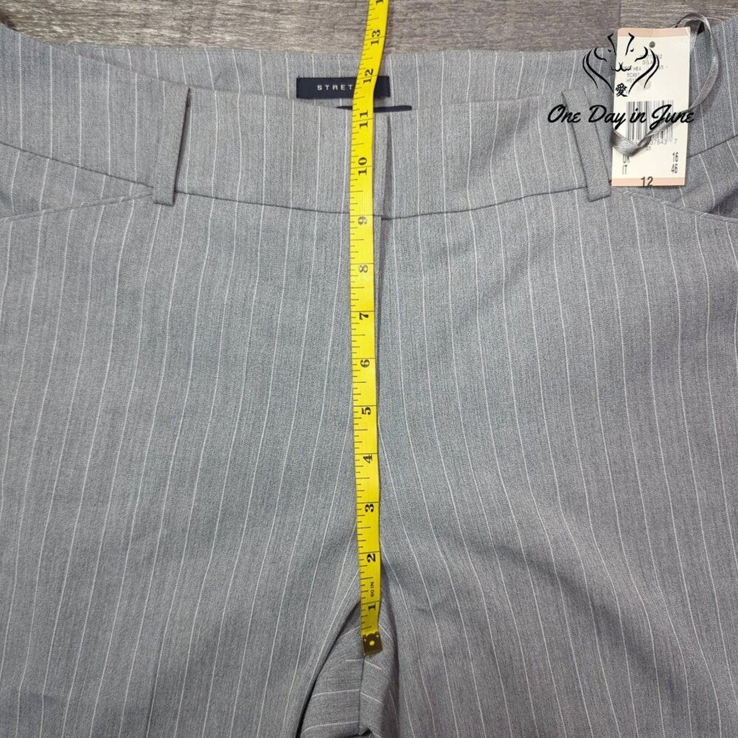 Anne Klein Delano Grey Heather Dress Pants Size 12