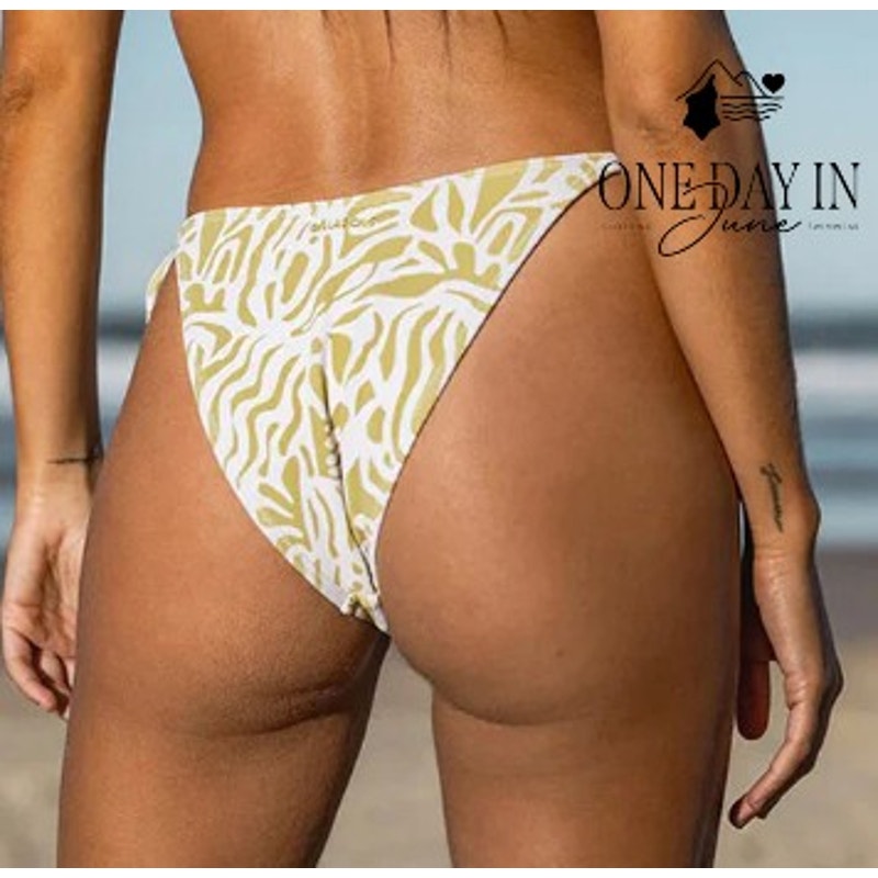 Billabong La Cala Tie Side Hike Bikini Bottom Size S