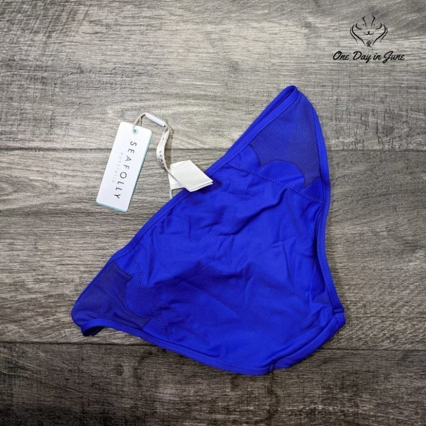 Seafolly Women's Petal Edge Hipster Bikini Bottom Swimsuit Size 4