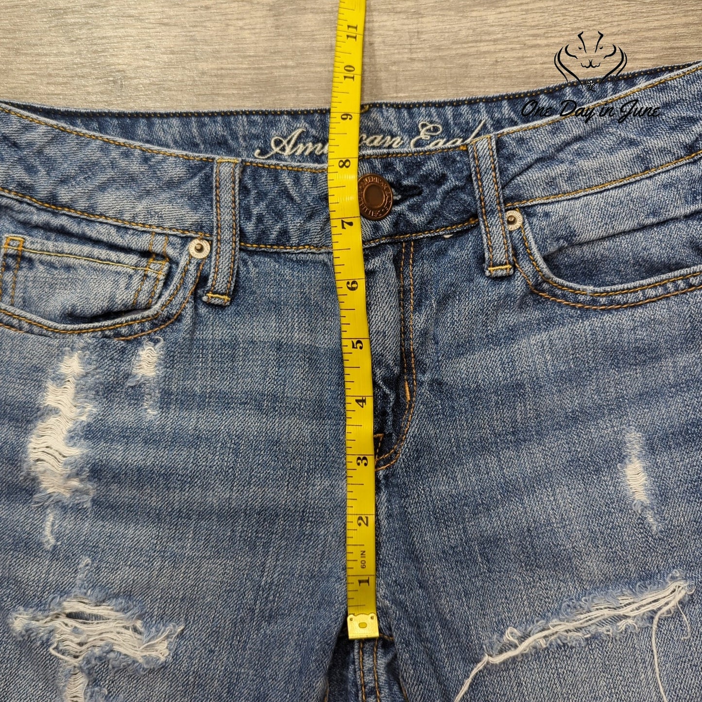 American Eagle Outfitters Cut Off Denim Shorts Size 0
