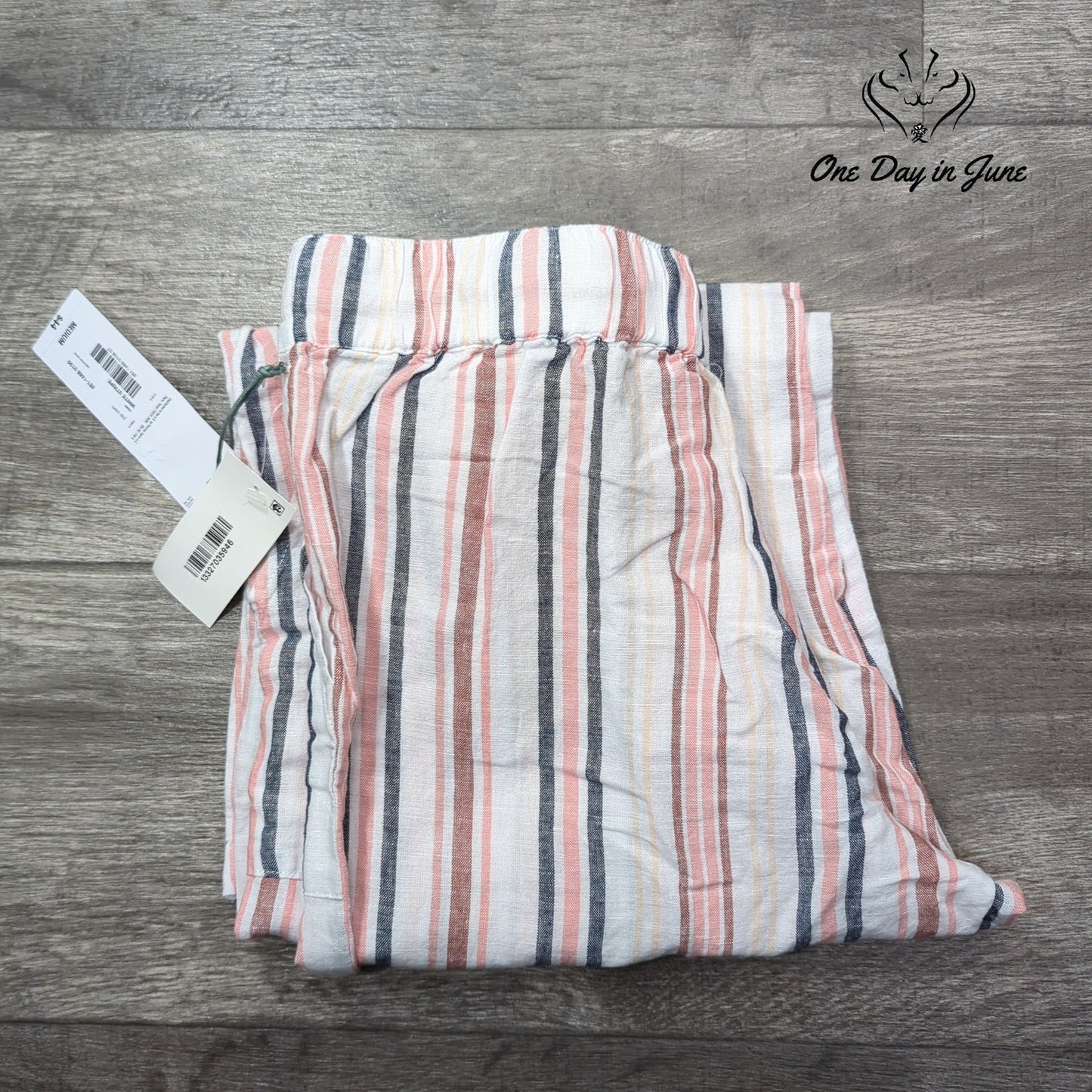 Liz Claiborne Linen Crop Pants Size M